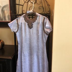 Full length embroidered Dress